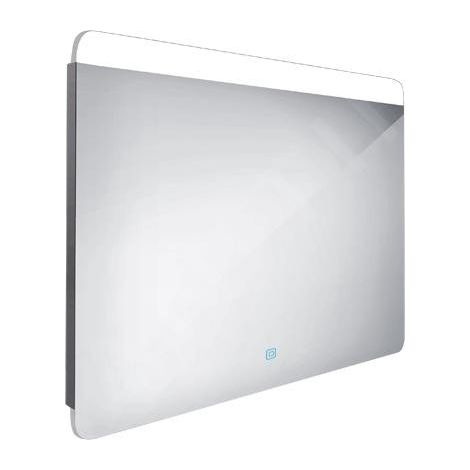 Nimco - Miroir avec éclairage LED, 90x70 cm, capteur tactile, aluminium ZP 23019V (1/5)