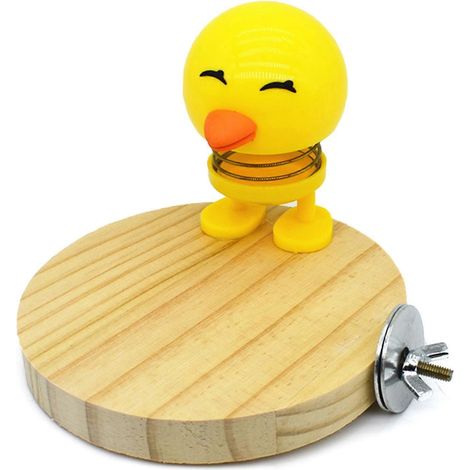 Vogelsitzplattform aus Naturholz, Käfigzubehör, Papageientrainingsständer, Spielzeug