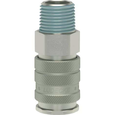 Acoplam. r谩pido macho BSP 3/4" L脺DECKE ESIG34A (1/2)