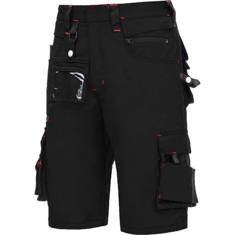 Kurze Arbeitshose MOTION TEX PRO FX 7700 schwarz Nitras Gr.54 (1/2)