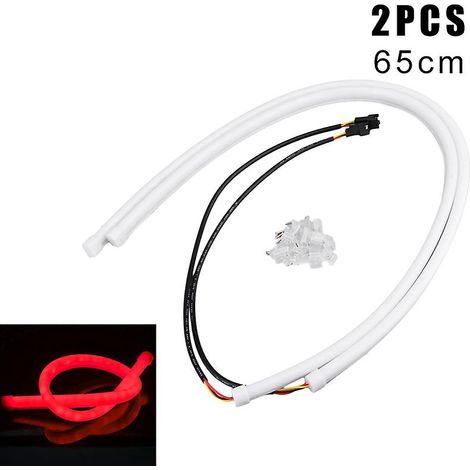 2 Stück LED-Streifen für Autos, weich, ultradünn, Tagfahrlicht, Blinker (1/4)