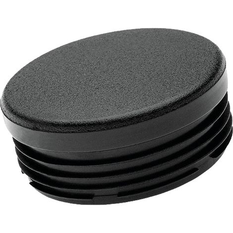 Embout intérieur rond plastique noir 40mm - FORTAPS - 20-40