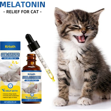 Gouttes de toilettage pour chat aux ingrédients doux pour nourrir et prendre soin du corps de votre animal. Usage quotidien - 60 ml (1/5)
