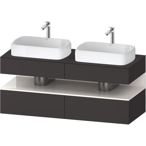 Duravit Collection One Meuble sous-vasque sur console, 2 tiroirs, (1/2)