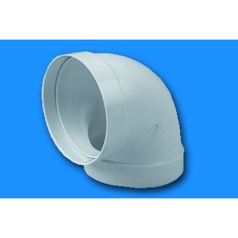 Codo ex/aire tubo redondo 90ºx100mm ign/aut termop bl sist 1