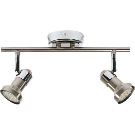 Plafoniera Candellux Arkon 92-59581 2xGU10 cromo in metallo