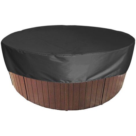 Runde Schwimmbadabdeckung, Schwimmbad-Solarabdeckung für Schwimmbad, wasserdichte, UV-beständige Spa-Schutzabdeckung, 190 t, für Spa-Badewanne im Freien, 190 x 30 cm (1/4)