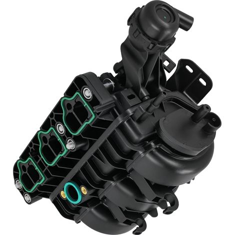 Ansaugkrümmer, Material: Kunststoff, Abmessungen: 30 cm x 15 cm x 10 cm, Kompatibilität: Opel/Vauxhall Corsa D 1.0 (2006–2014), Funktion: Optimiert den Luftstrom des Motors, Einbau: Direkter Ersatz (1/5)