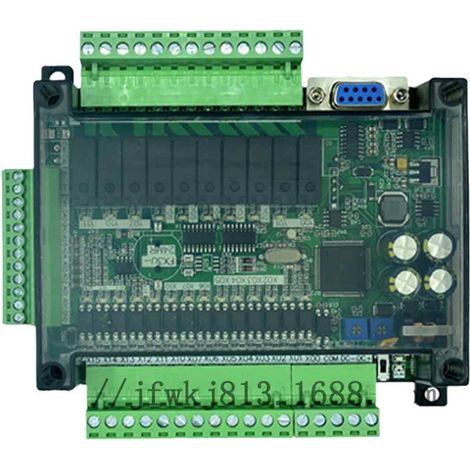 1 placa de control PLC de alta velocidad FX3U-24MR, controlador lógico programable analógico, compatible con STM32, para la industria manufacturera. (1/5)