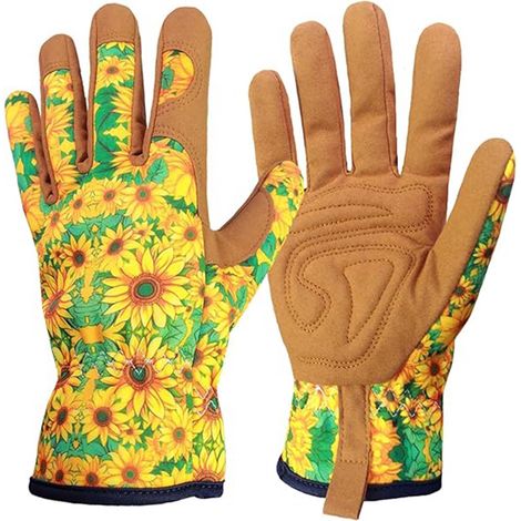 1 Paire Gants de jardinage, microfibre, antidérapant, protection épines, étanche, plantation fleurs (1/5)