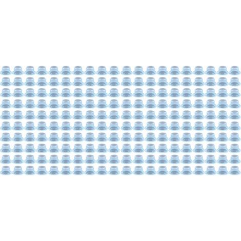Joint d'étanchéité pour robinet, joint de tuyau transparent bleu, 100 pièces (1/5)