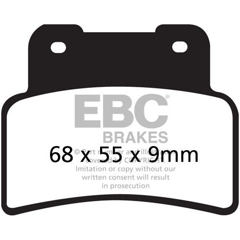 EBC FA432 Bremsbeläge (Satz für 1 Bremsscheibe)