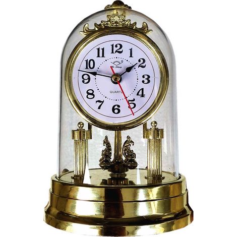 Reloj De Chimenea - 11 X 17 Cm - Silencioso - Dorado - Para Salón Dormitorio Decoración Interior - Unidad (1/5)