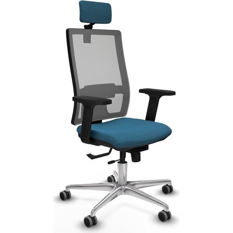 Piqueras y Crespo Horna chaise bureau vert pétrole confortable (1/3)