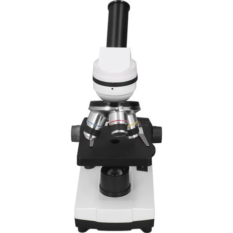Microscope Monoculaire 40X-640X, Microscope Biologique Composé pour Laboratoire et Éducation, Alimentation AC100-240V, Prise UE (1/5)