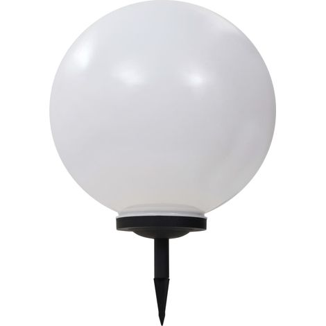 Lampe LED solaire d'extérieur sphérique 50 cm RVB