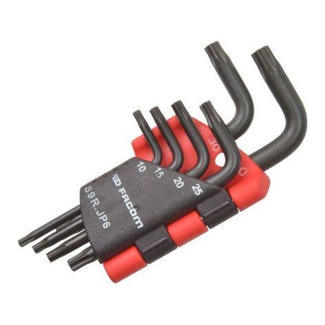 Facom L-Key Output Drives ResisTX short Set dans support pliable, 6 pcs. (1/4)