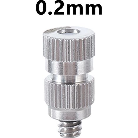 (0,2 mm - sans filtre) 10 buses de brumisation haute pression pour brumisateur, brumisateur, arrosage, humidification, désinfection et refroidissement des espaces verts. (1/5)