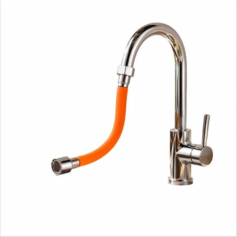 Tube Extension Pour Robinet G1/2 Silicone 25cm Universel (1/5)