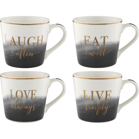 LISA BLACK BECHER 400ML MIX 4