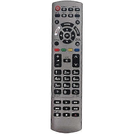 Télécommande de remplacement N2QAYB001115 compatible avec les téléviseurs Panasonic, fonctionnant sur piles, universelle. (1/5)