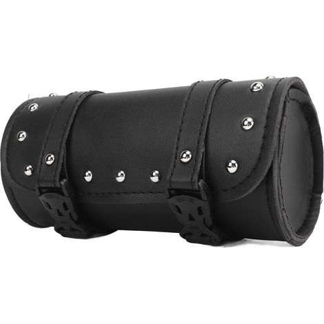1 sac à outils pour moto, noir, avec fermeture à boucles et deux sangles,étanche, résistant à l'usure et multifonctionnel,pour motos et véhicules électriques (1/5)