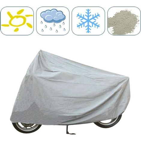 Housse Moto Moto Scooter Vélo Imperméable 185x97cm Housse Universelle
