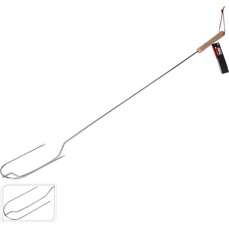 Koopman Fork de barbecue acier inoxydable 100 cm