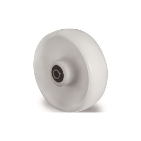 Rueda de repuesto D.150mm Carga 300kg PA blanca Diámetro eje 20mm Longitud buje 59mm TECWERK (1/2)