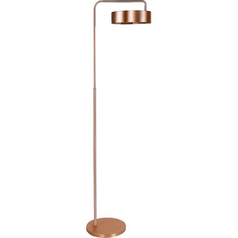 Lampadaire art déco en métal -  L. 35 x H. 150 cm - Cuivre - OTILIE (1/3)