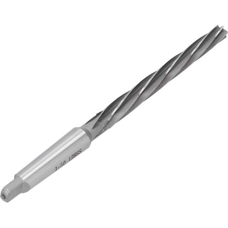 Alésoir 6 lames cône Morse 1:50, acier rapide HSS, outils de coupe durs pour machines-outils, haute précision (1/5)