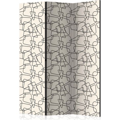 Paravent 3 Volets "Rounded Geometry" 135x172cm (1/2)