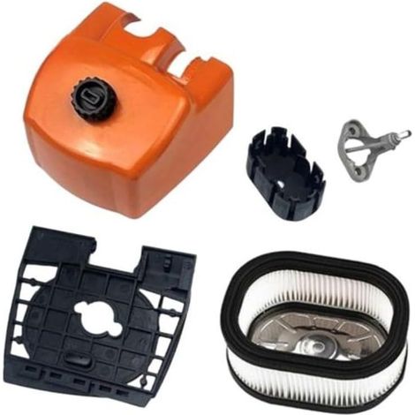 Couvercle de filtre à air pour tronçonneuse MS650 MS660 065 066 - Kit de protection moteur 1122 140 1002 - Orange (1/5)