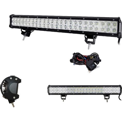 Barra de luz LED, diseño de doble fila, temperatura de color de 6000K (1/2)
