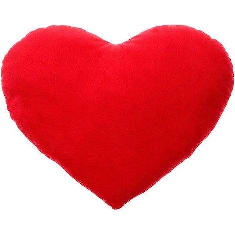 Coussin en forme de cœur, coussin décoratif en peluche pour mariage (1/5)