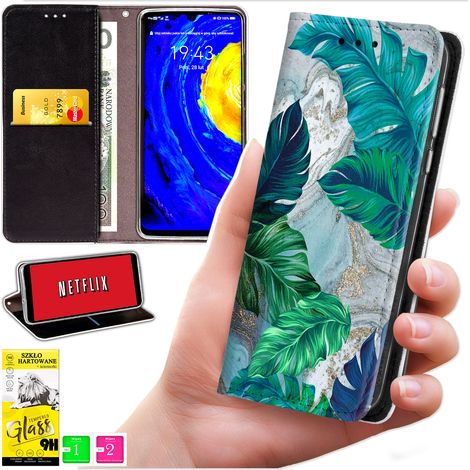 Custodia a portafoglio per Samsung Galaxy A36 / A56 - cover bluemoon con stampa e vetro 9H (1/5)