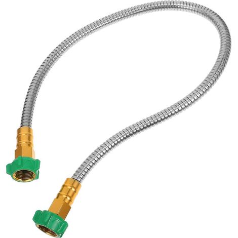 Tuyau d'arrosage extérieur plat poreux 93,50 x 4,30 x 4,30 cm, idéal pour le jardin (lot de 2). (1/5)