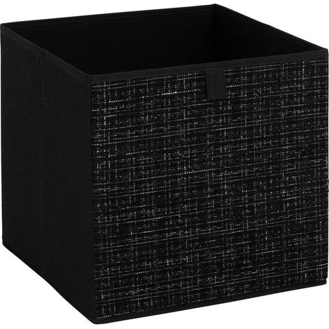 Contenitore mix n modul in tweed nero 31x31cm - 5five (1/2)