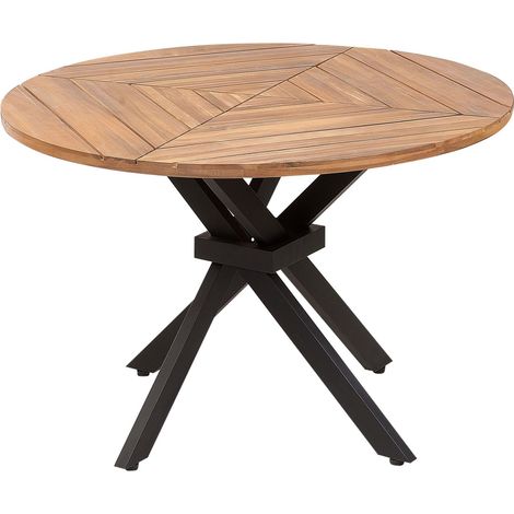 Gartentisch LISSONE 110 cm 110 cm Akazienholz Braun (1/5)