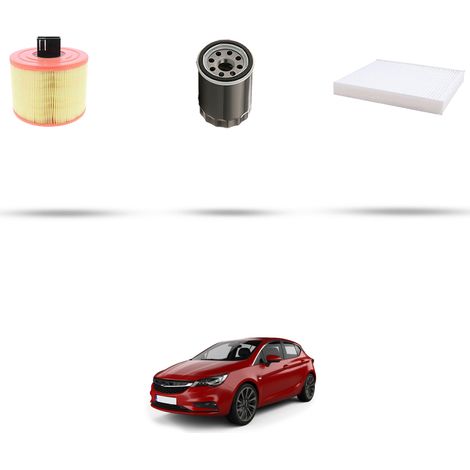 Kit tagliando 3 filtri compatibile con Opel Astra K 1.0 77kw Dal 2015 (1/4)