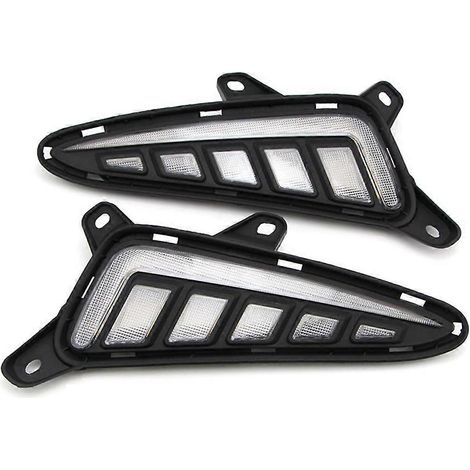 Phare antibrouillard LED DRL pour Toyota C-HR CHR 2016-2021 - noir (1/5)