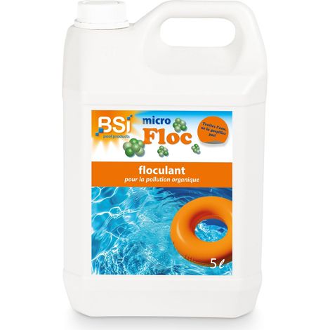 Micro Floc - Floculant - Liquide - Pour Amalgamer La Pollution Organique - Spécial Piscine - 5L (1/5)