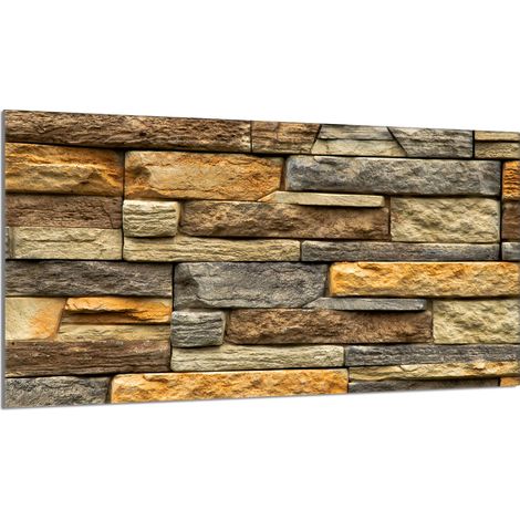 Lastra protettiva in vetro per stufa 90x52 Brick (1/5)