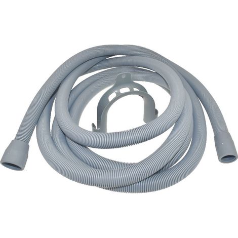Universal Dishwasher Washing Machine Outlet Drain Hose and Hook 4 Meter Length 22-29mm (1/4)