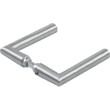 Drückerpaar 10.328, L-Form, 8 mm, silber eloxiert Türbeschlag Zubehör dormakaba (1/3)