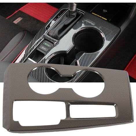 Mittelkonsolen-Schalthebelrahmen aus Edelstahl mit Carbonfaser-Textur für Honda Civic 11. Generation 2022 (OC09622) (1/5)