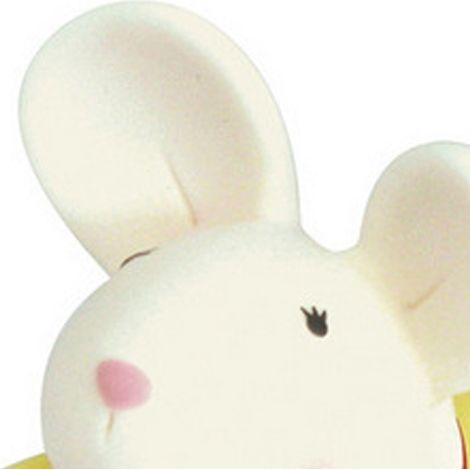 Niedlicher Türstopper aus Kunststoff, kein Bohren erforderlich, kollisionssicher, Türstopper mit Cartoon-Muster, Türstopper mit Einklemmschutz, kreativer Türstopper mit Tiermotiv, weißer Maus-Türstopp (1/5)