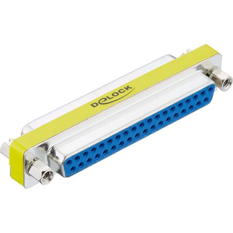 Adaptateur prise / prise Sub-D 37 broches Ce changeur de genre Delock convertit une fiche Sub-D 37 broches en une prise., , ,
