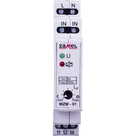 Interruttore crepuscolare 16A 230V 0-200lx WZM-01/S1 EXT10000142