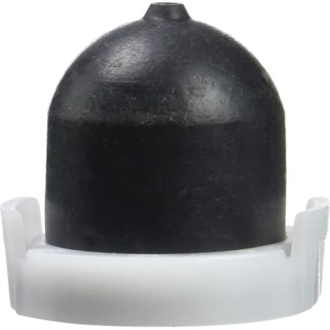 Bombilla de cebado 6609 compatible con Briggs & Stratton, negra (1/4)